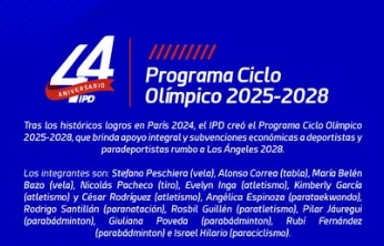 <p>Programa Ciclo Olímpico 2025 - 2028</p>